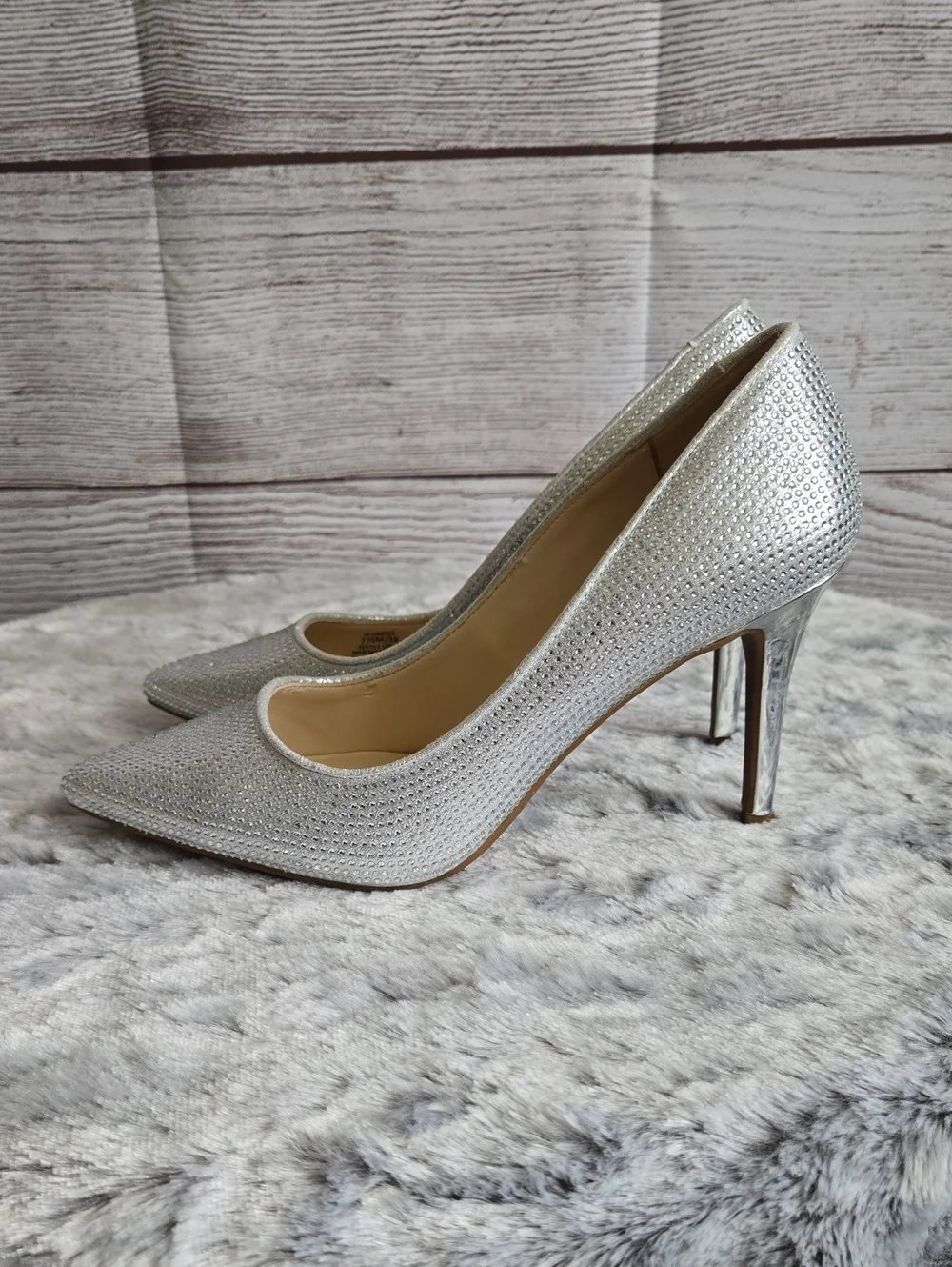 Jessica Simpson Rhinestone Heels, Womens Size 7.5